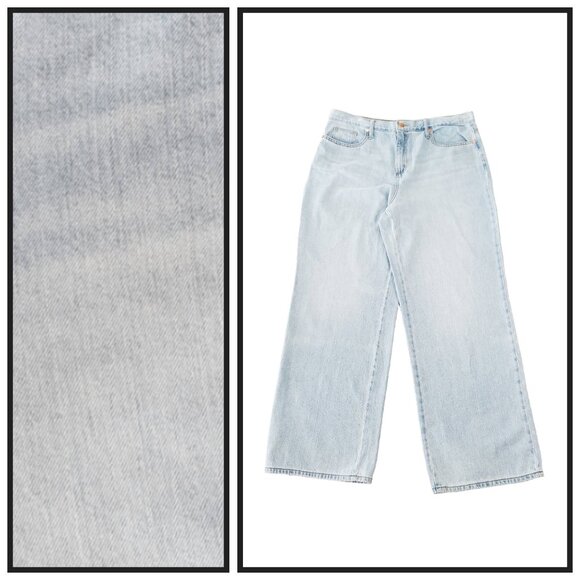 Universal Thread Denim - Universal Thread Wide Leg Jeans Size 16 Light Wash NWT